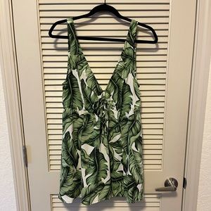 Show Me Your Mumu Palm Leave Dress